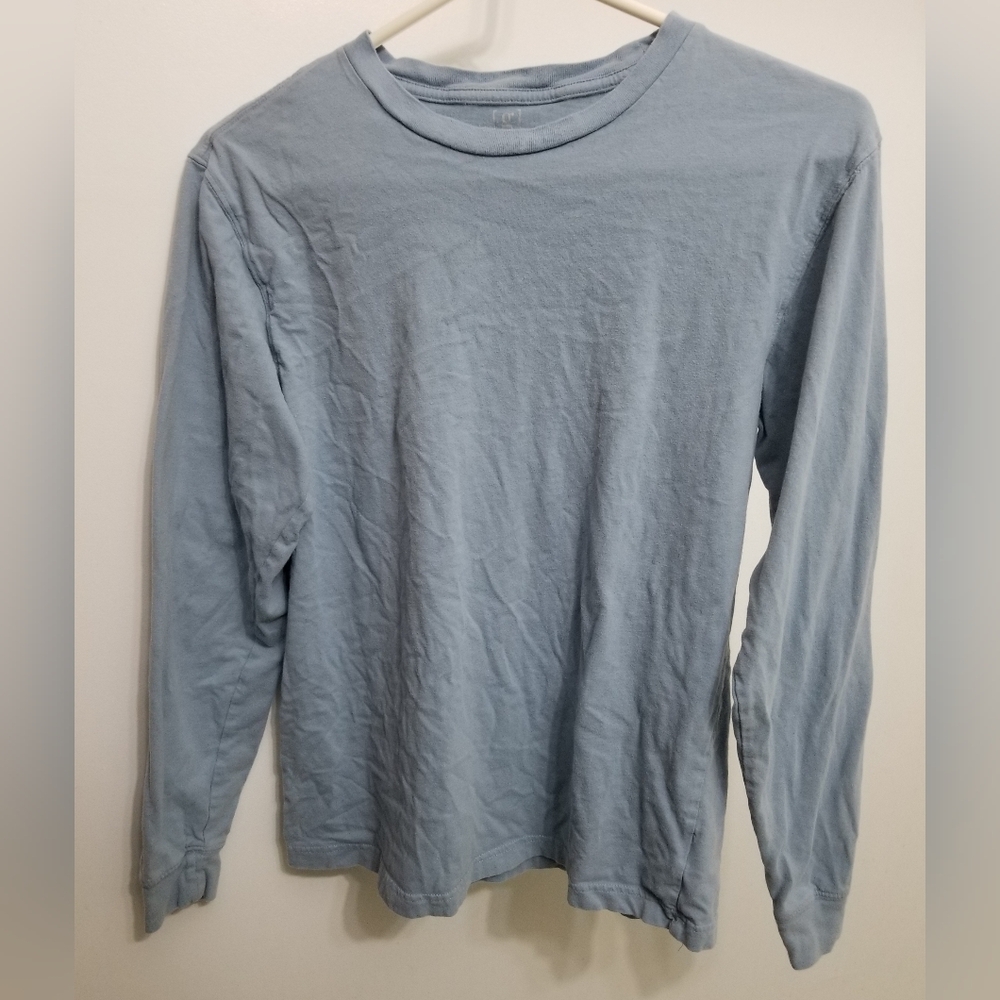 VGUC light blue *cotton* long sleeve shirt